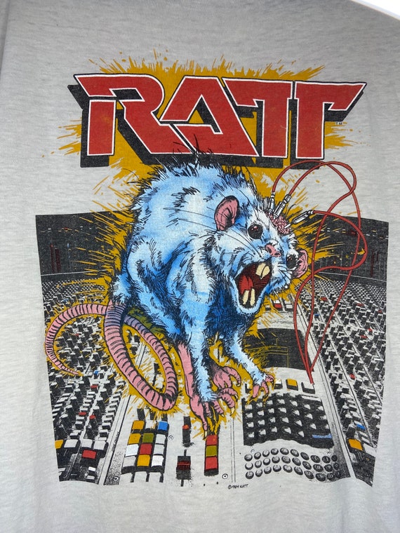 ヴィンテージ 1984 RATT バンド Ratt 'N' Roll ツアー ヴィンテージ 1984 RATT バンド Ratt 'N' Roll ツアー
