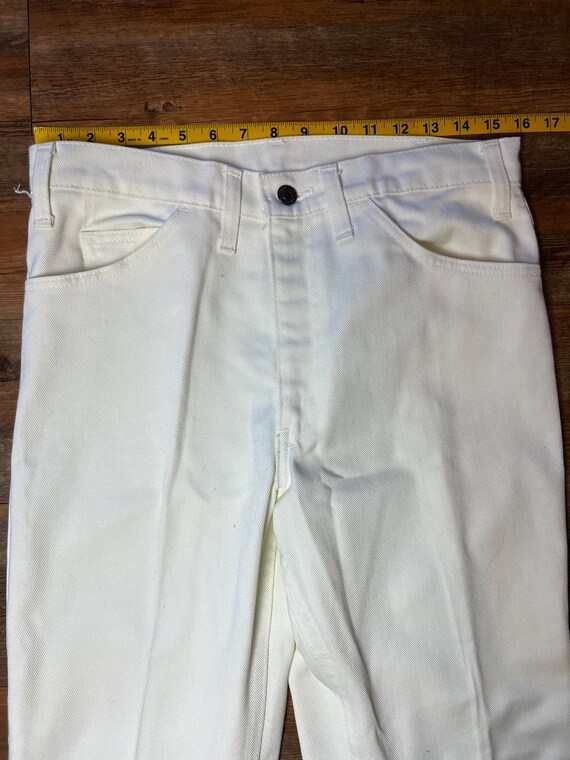Vintage 1960's Levi's White Sta-Prest Pants View 5