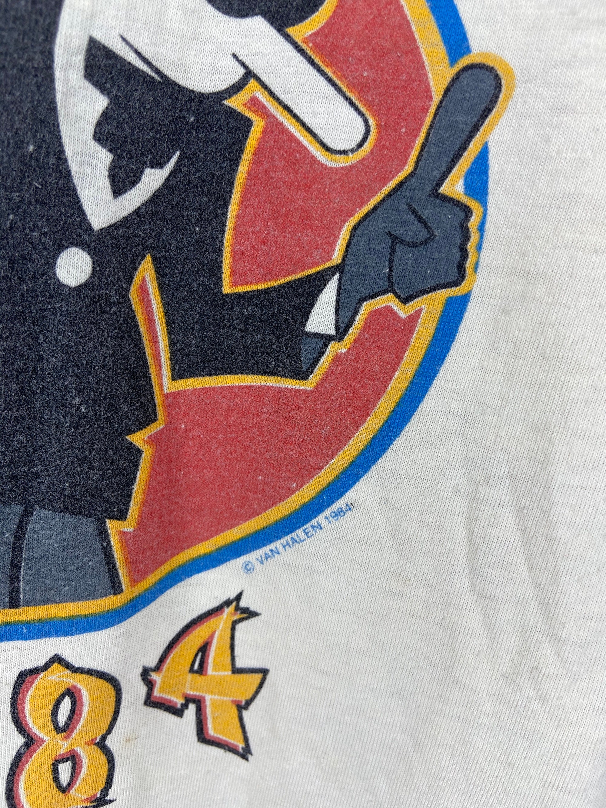 T-shirt Van Halen 1984, maglietta vintage Van Halen 1984 tour T-shirt Van Halen 1984, maglietta vintage Van Halen 1984 tour