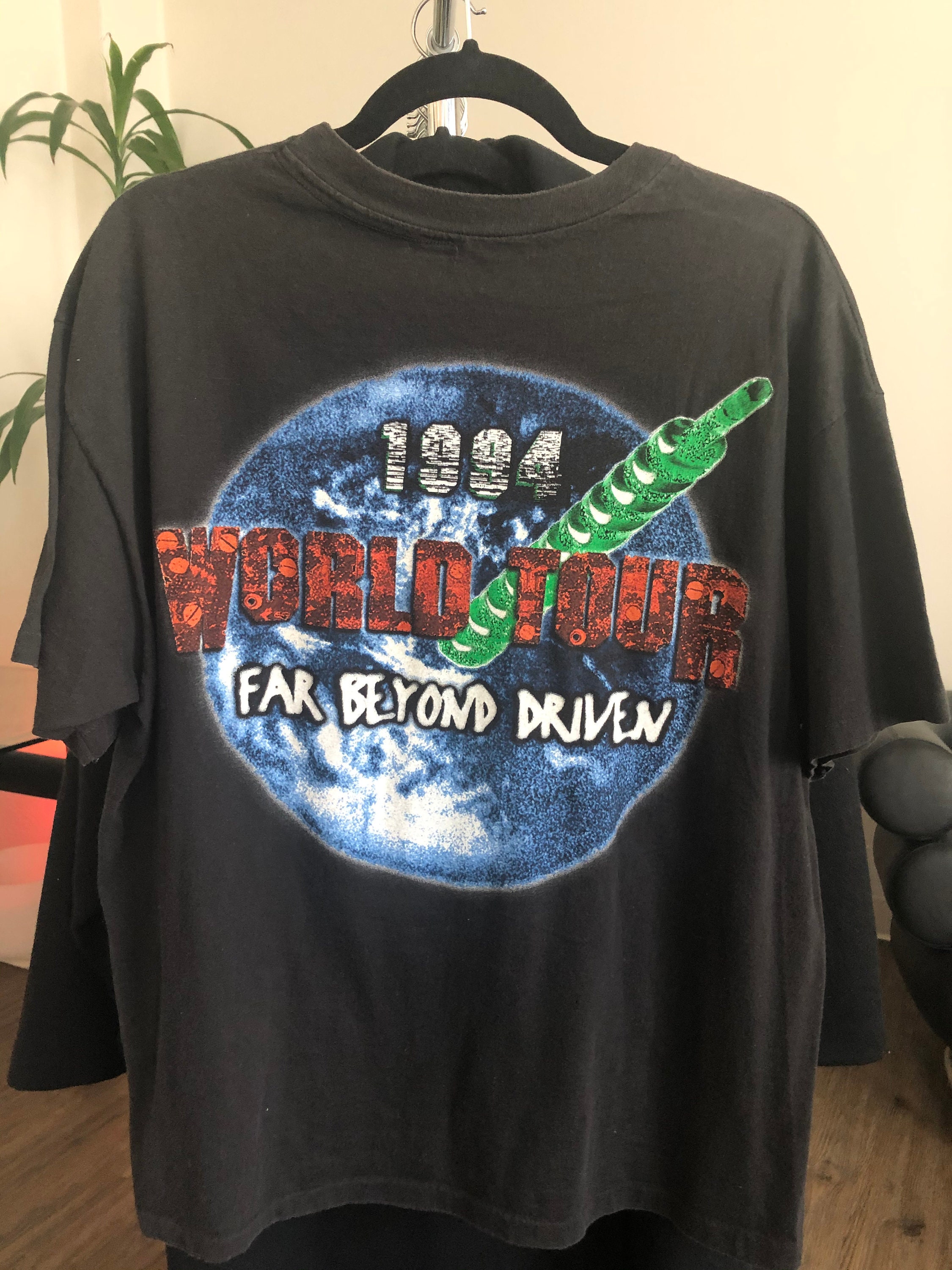 Vintage 1990's Pantera Double Sided World Tour Single Stitch Band