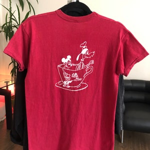 Vintage 1960&#39;s Disney &quot;Mr. America&quot; Russell Southern Co. Mickey & Goofy Graphic T-Shirt