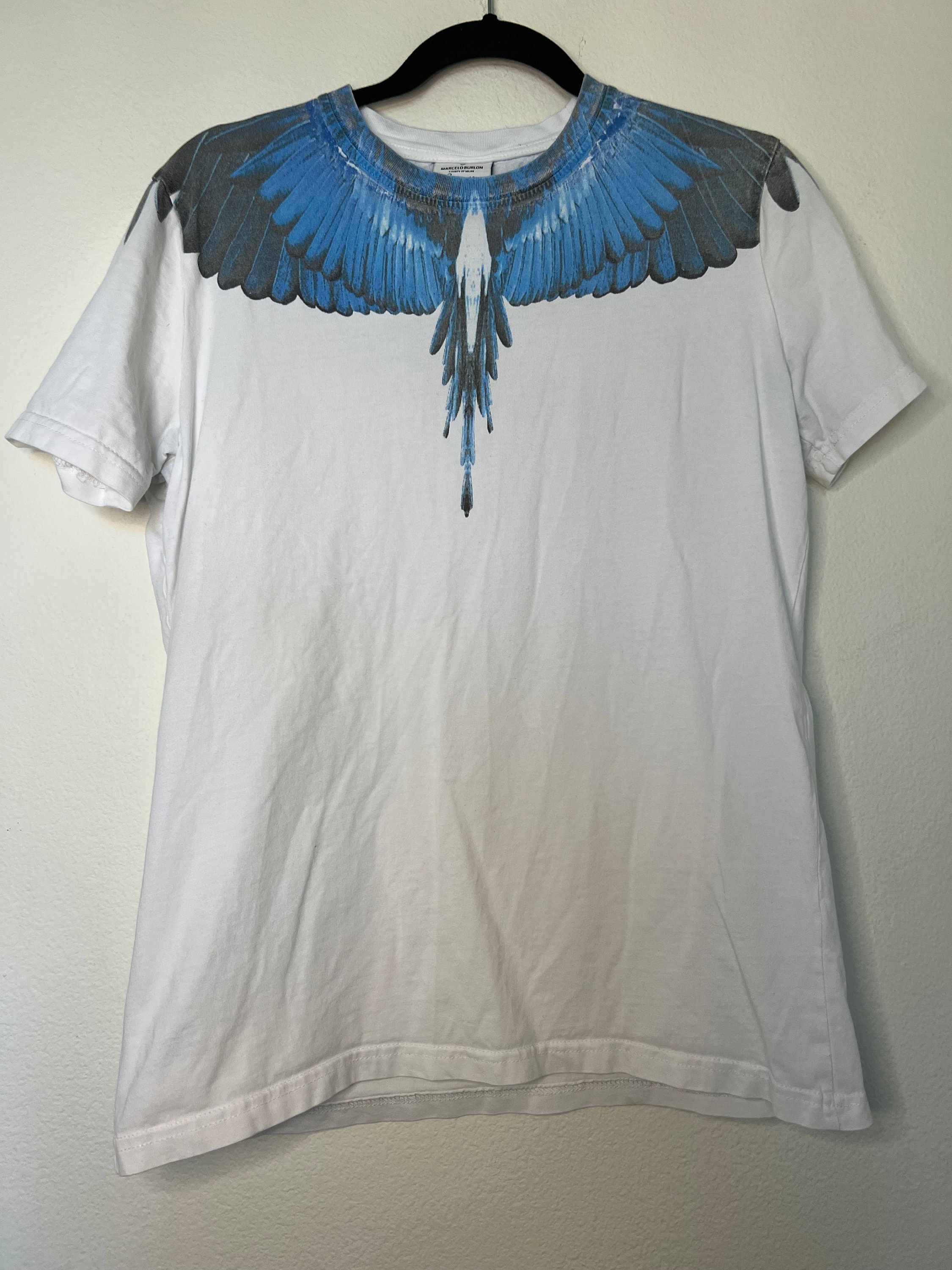 その他 MARCELO BURLON Marcelo Burlon Wings Shoulder T-shirt - Etsy
