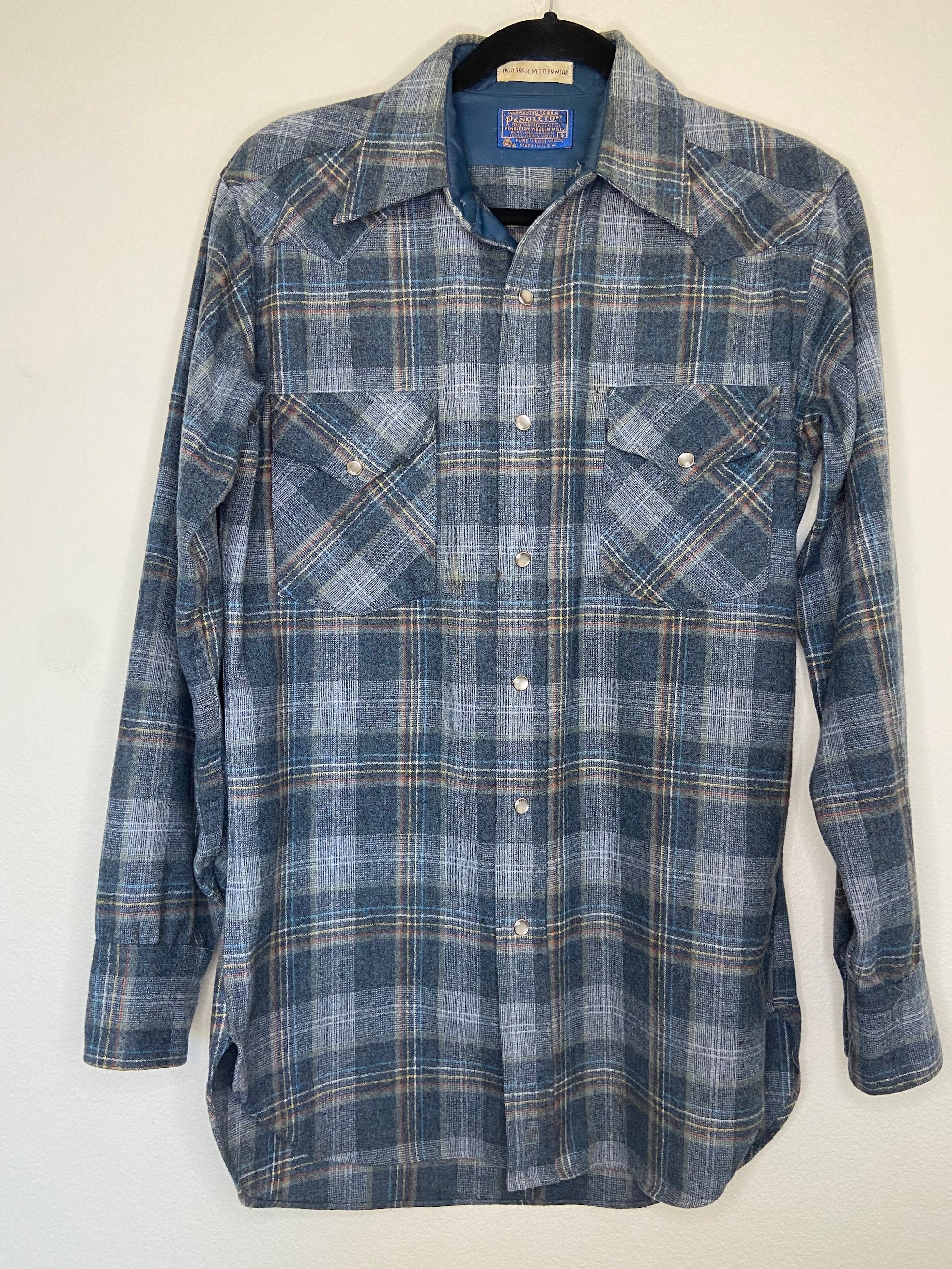 60s Pendleton Shirt - Etsy 60s Pendleton Shirt - Etsy
