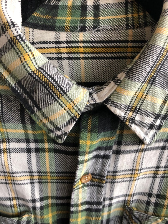 Vintage 1980's-1990's Plaid Flannel - image 2