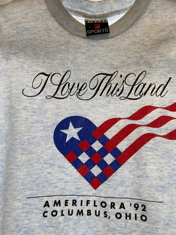 Vintage 1990's "I Love This Land" Ameriflora '92 … - image 7