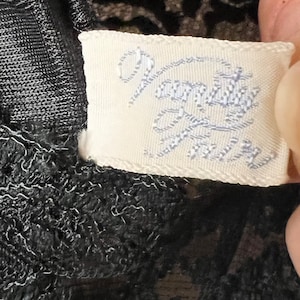 Vintage 1950's-1960's Long Floor Length Vanity Fair Negligee Nightgown Lingerie
