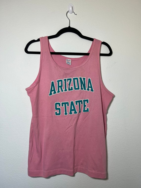 Vintage 1980's Pink Champion Arizona State Tank