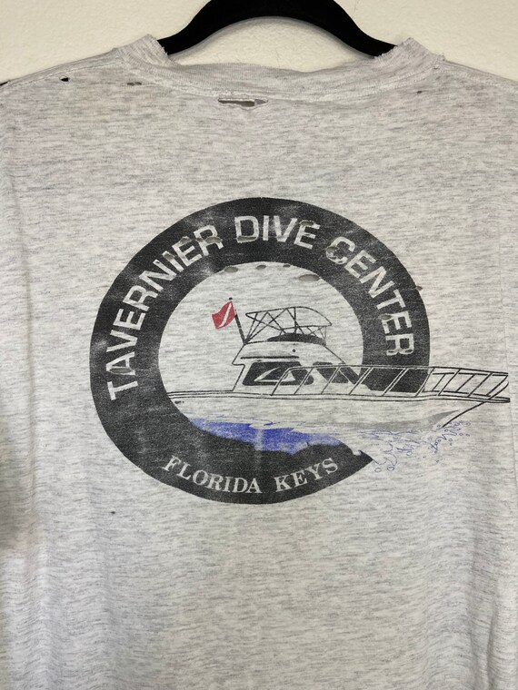Vintage Florida Keys Tavernier Dive Center Crew Distr… Gem