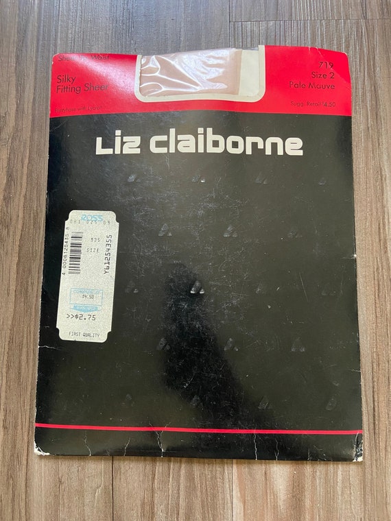 Vintage 1980's Liz Claiborne Pale Mauve Sheer to W