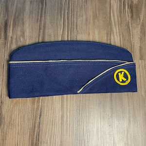 Vintage Bernard Wedge &quot;Snap Cap&quot; Uniform Side Cap