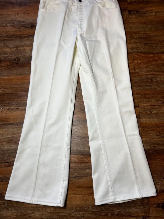 Vintage 1960's Levi's White Sta-Prest Pants View 4