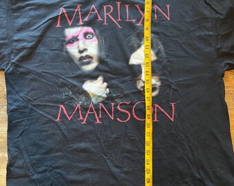 Vintage 2008 Marilyn Manson Graphic T-shirt - Etsy Israel