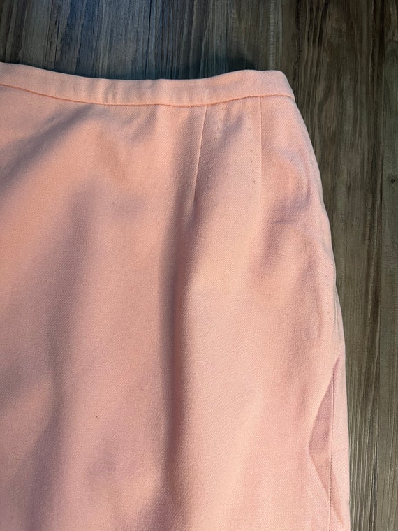 Vintage 1960's Pink Darlene Pencil Skirt - image 4