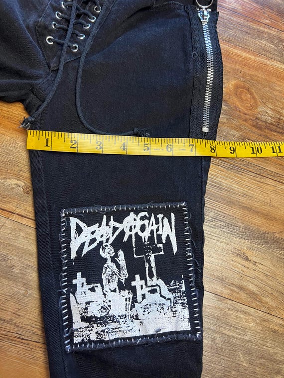 Dolls Kill Current Mood Goth Punk Patchwork Lace … - image 15