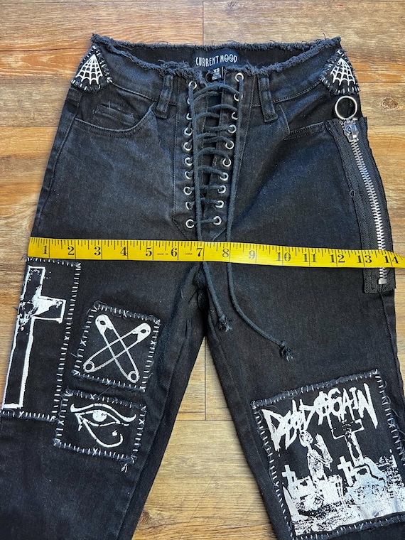 Dolls Kill Current Mood Goth Punk Patchwork Lace … - image 14