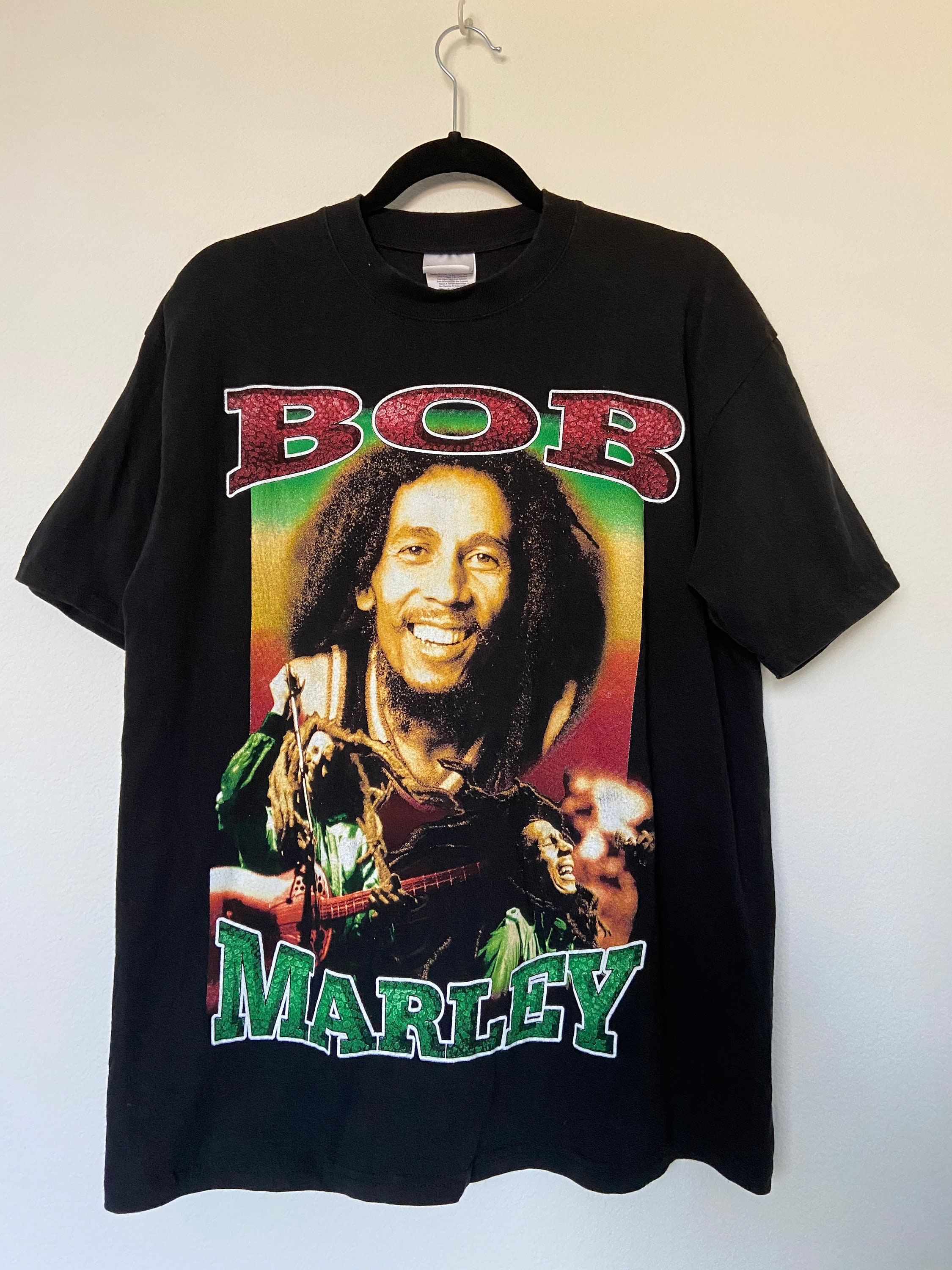 Vintage Bob Marley Rap Tee Style T-Shirt - Etsy 日本