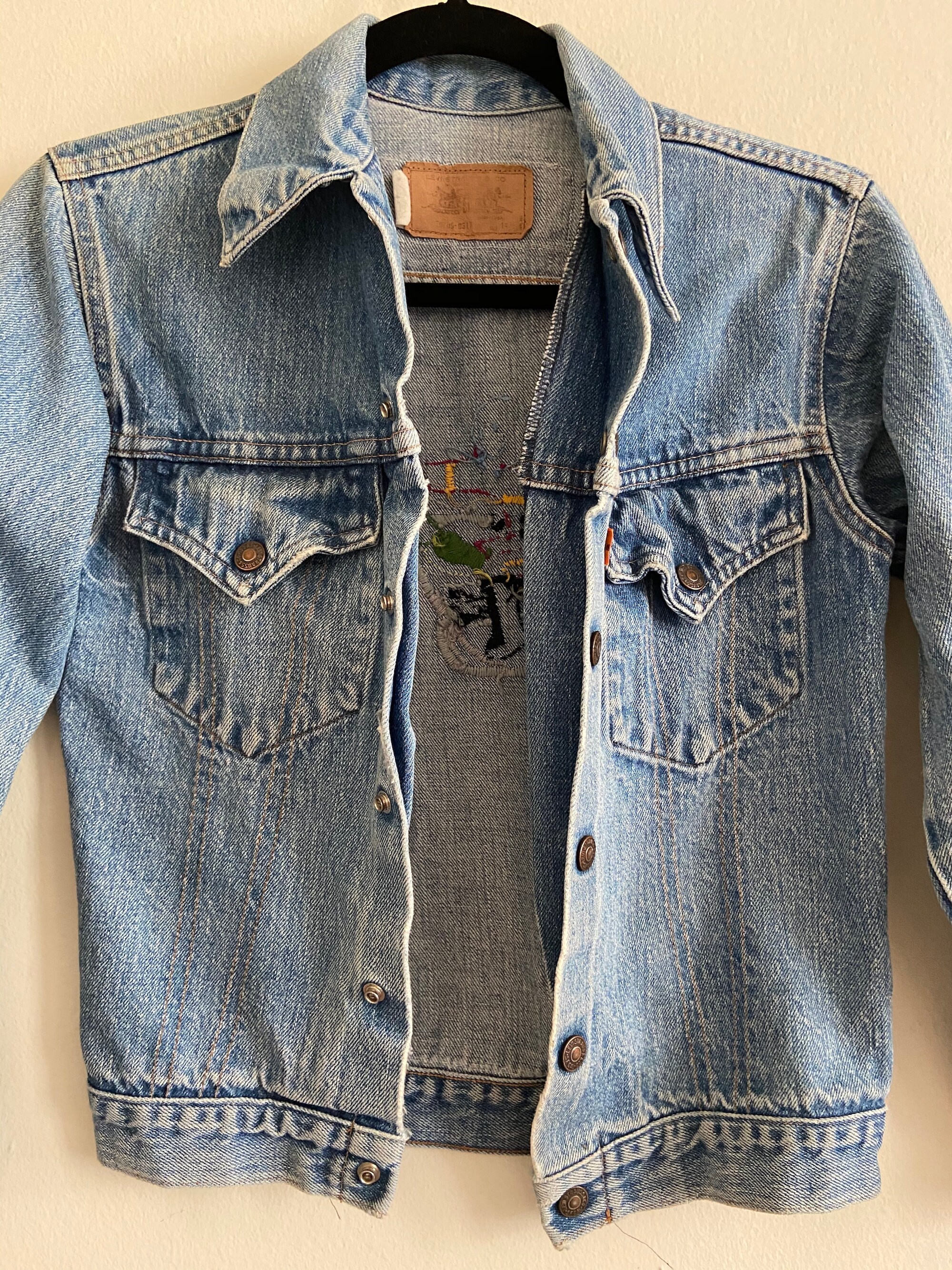 Vintage 1950's Levis Big E Blanket Lined Denim Jacket - Etsy