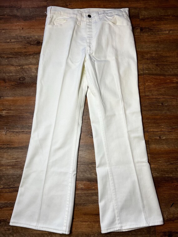 Vintage 1960's Levi's White Sta-Prest Pants View 2