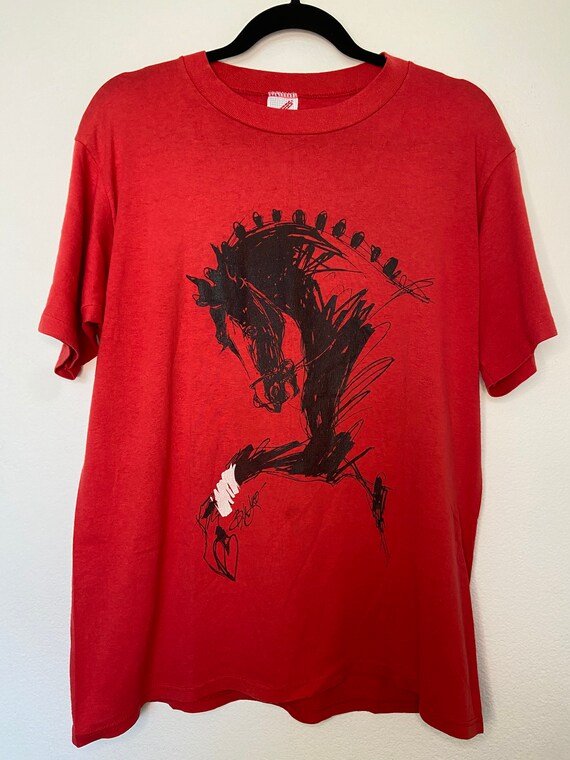 Vintage graphic horse shirt Gem