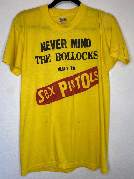 Vintage 80's Sex Pistols Never Mind the Bullocks Here's the Vintage 80's Sex Pistols Never Mind the Bullocks Here's the