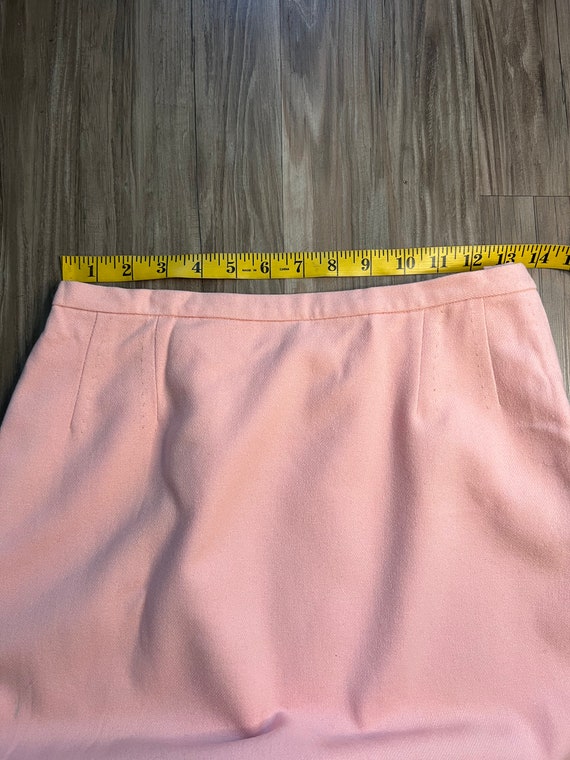 Vintage 1960's Pink Darlene Pencil Skirt - image 7