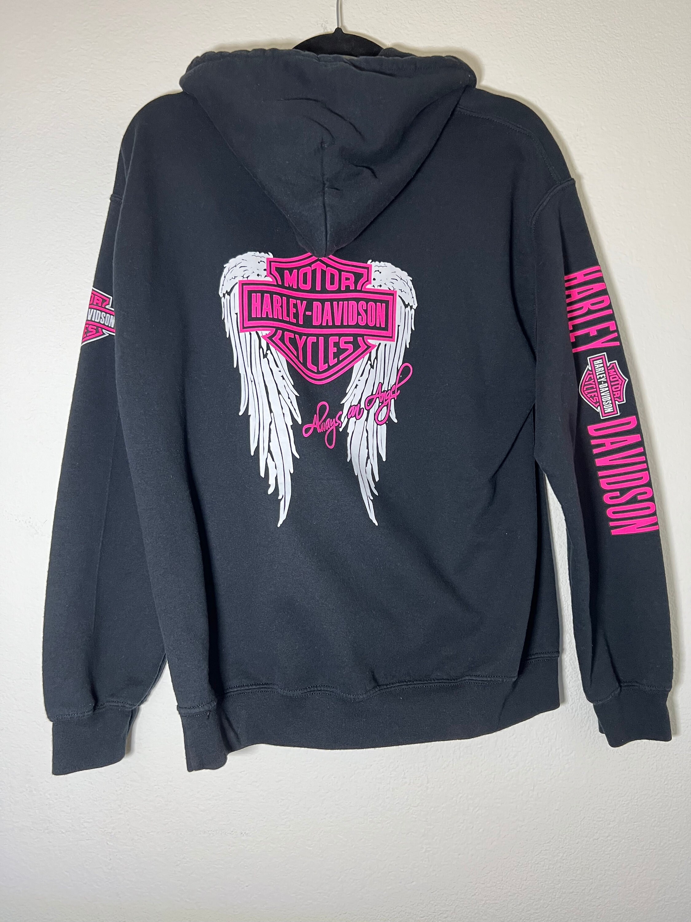 Harley davidson shop pink hoodie