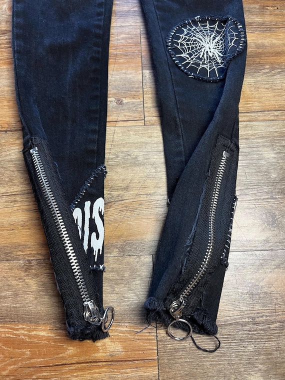 Dolls Kill Current Mood Goth Punk Patchwork Lace … - image 7