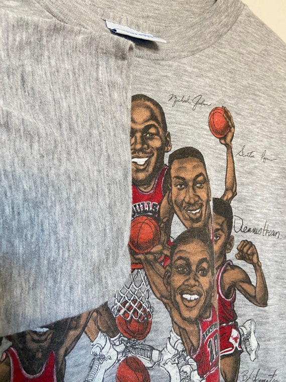Vintage 90S Michael Jordan Chicago Bulls T-Shirt - Bluefink