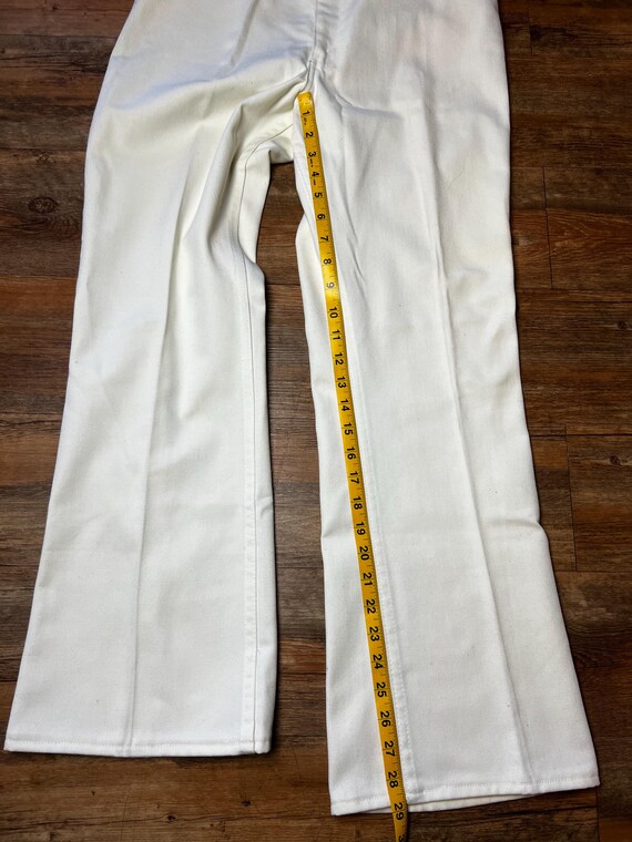 Vintage 1960's Levi's White Sta-Prest Pants View 6