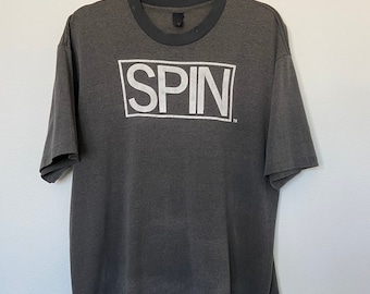 Camiseta vintage de la revista Spin de los años 90