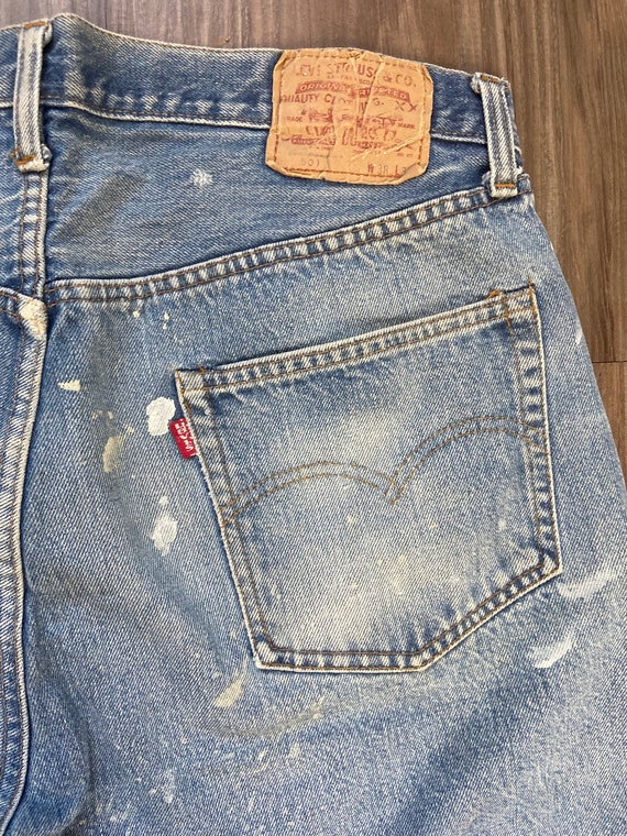 Vintage Levi's 501 Redlines Naturally Distressed … - image 8