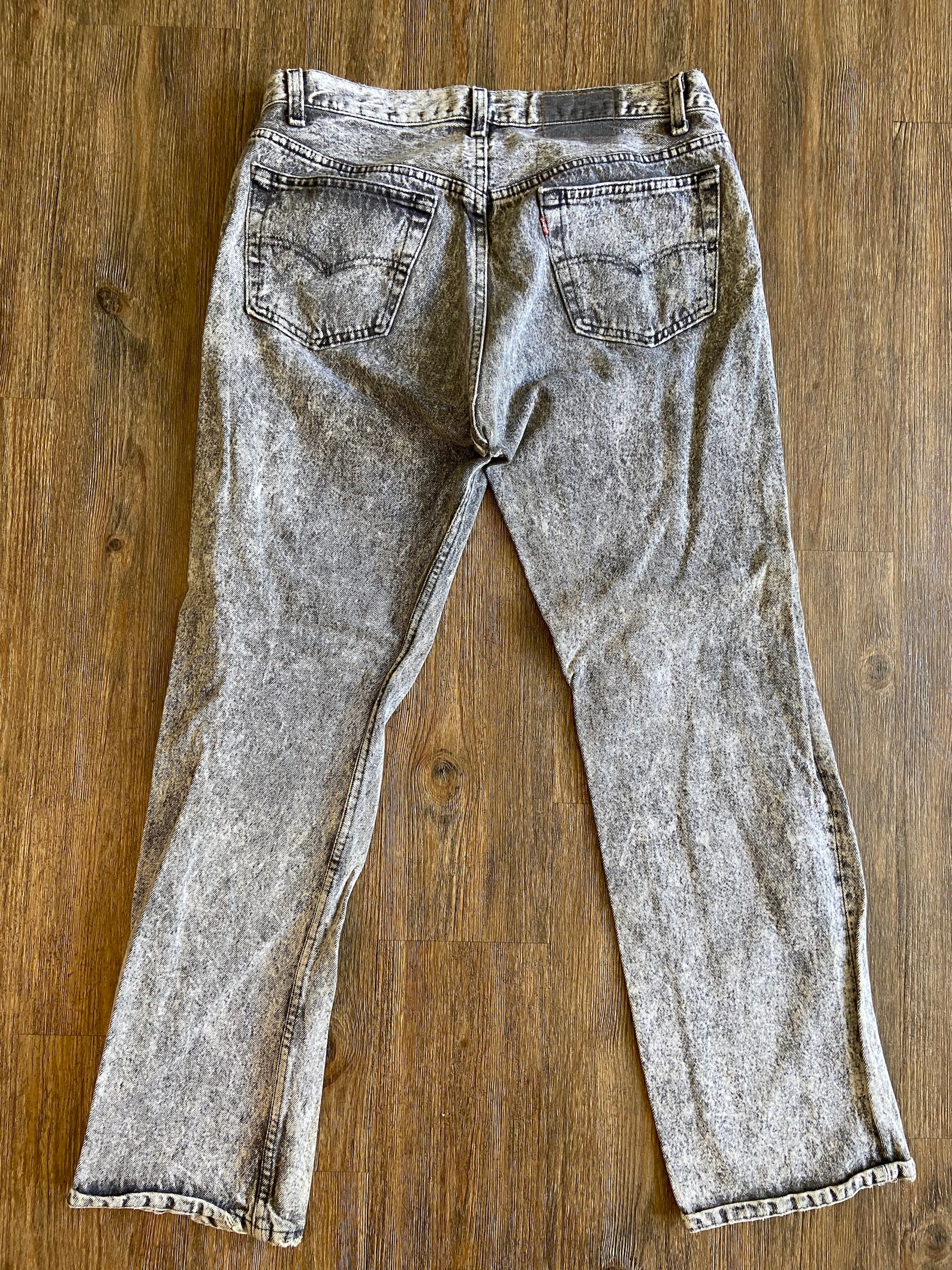 Vintage 501 Levi's Denim Jeans W. Ripped Crotch Etsy