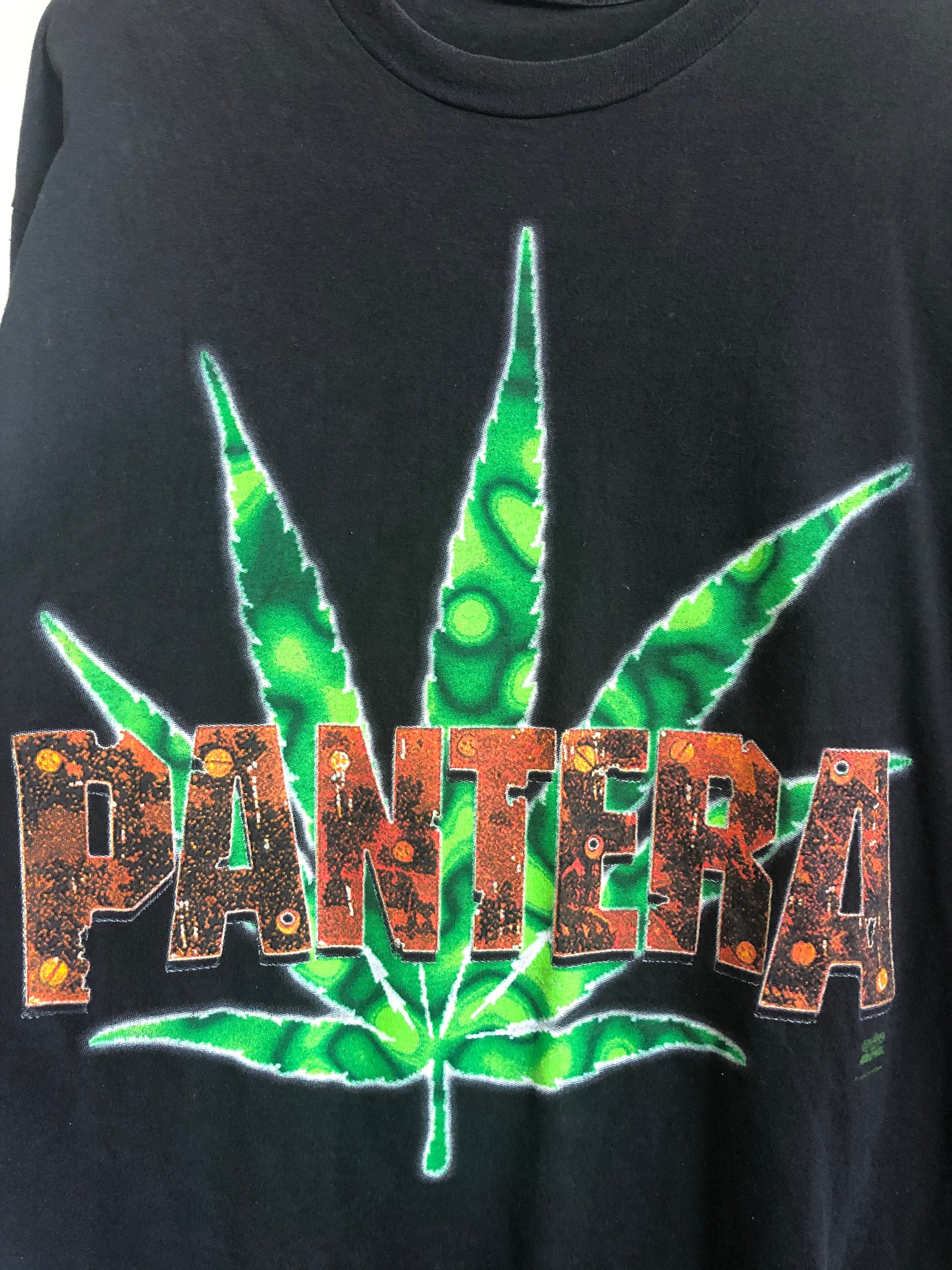 90s PANTERA オリジナル WEED tour Tシャツ 表記L 90s PANTERA オリジナル WEED tour Tシャツ 表記L