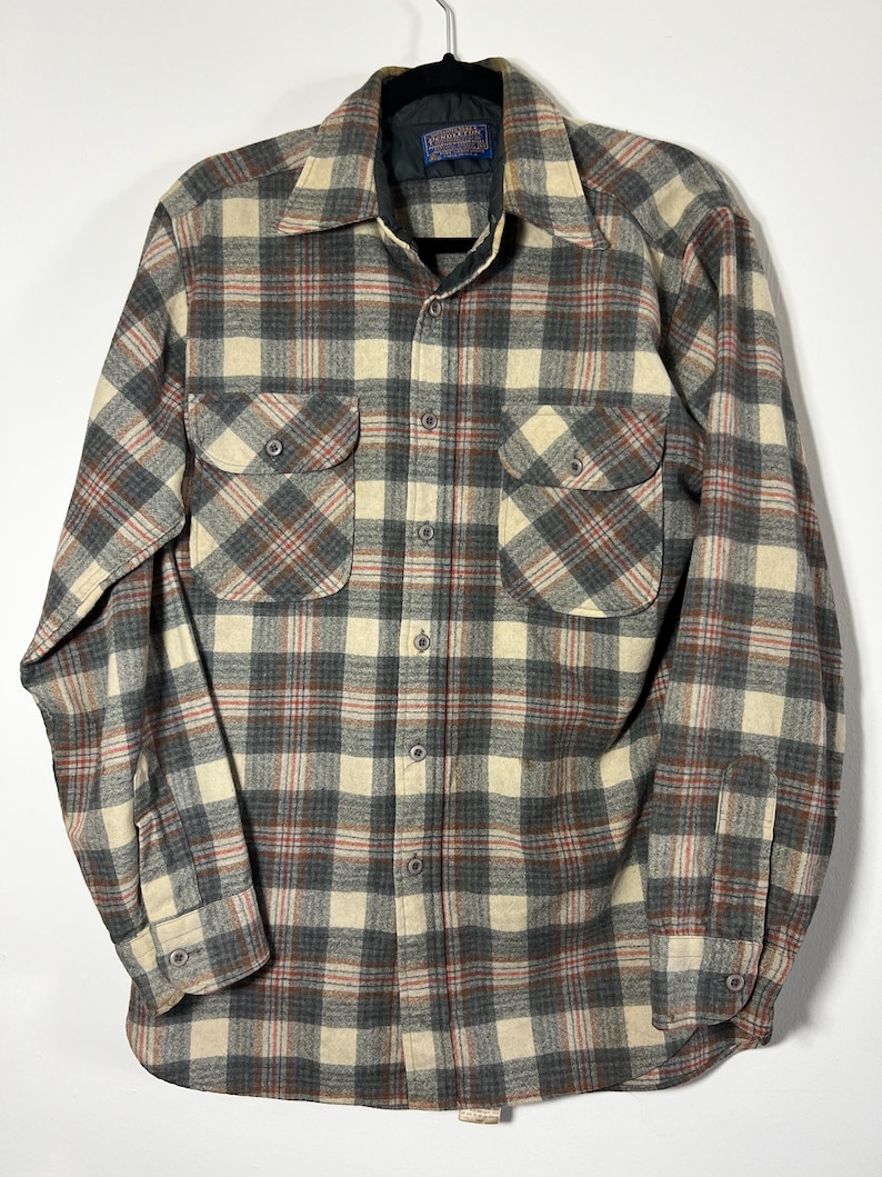 Vintage 1960's-1970's Pendleton Wool Board Shirt image 1