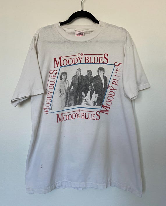 Vintage 1990's Moody Blues Distressed Band T-shirt - Etsy
