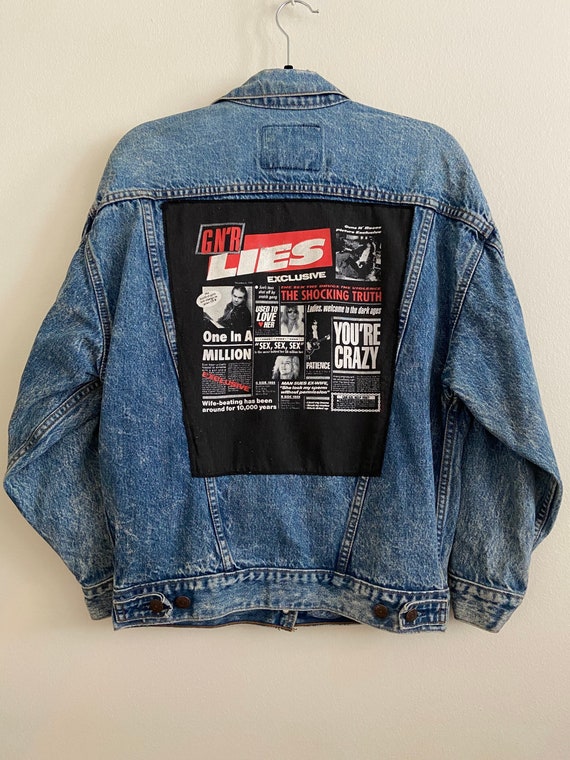 Vintage 4 Pocket Levi's Custom Guns N' Roses GNR … - image 1