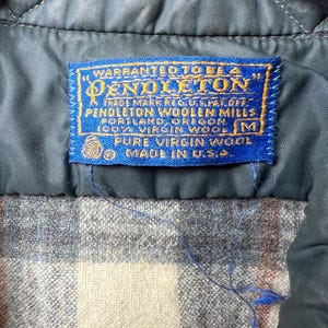 Vintage 1960's-1970's Pendleton Wool Board Shirt image 4