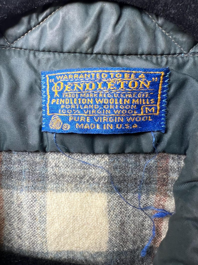 Vintage 1960's-1970's Pendleton Wool Board Shirt image 4