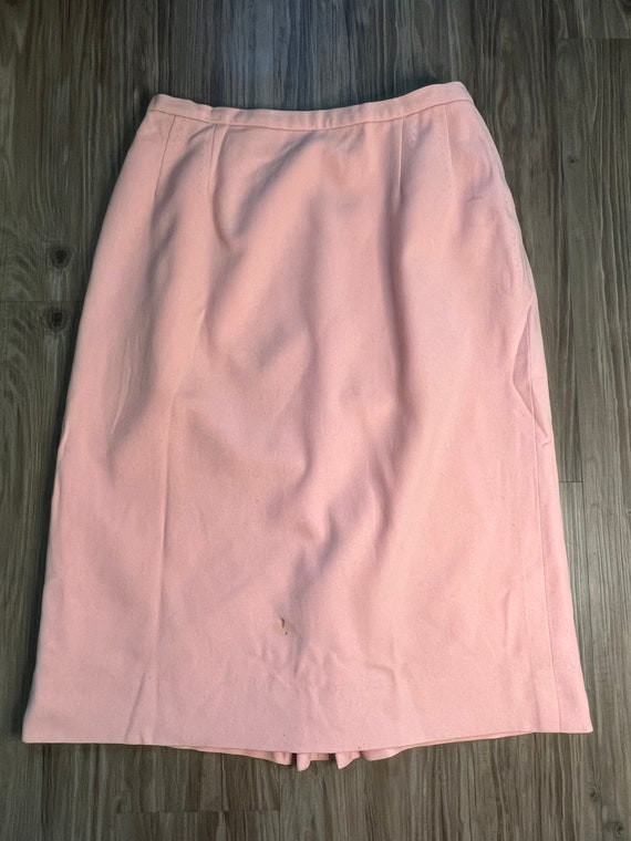 Vintage 1960's Pink Darlene Pencil Skirt - image 3