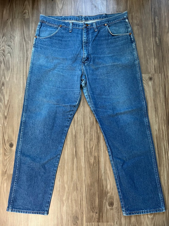 Vintage Wrangler 1970's Blue Denim Jeans