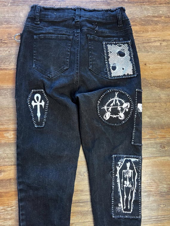 Dolls Kill Current Mood Goth Punk Patchwork Lace … - image 11