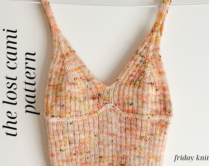 Embroidered Crop Top Knitting Pattern Easy Beginner Pdf Knit Etsy