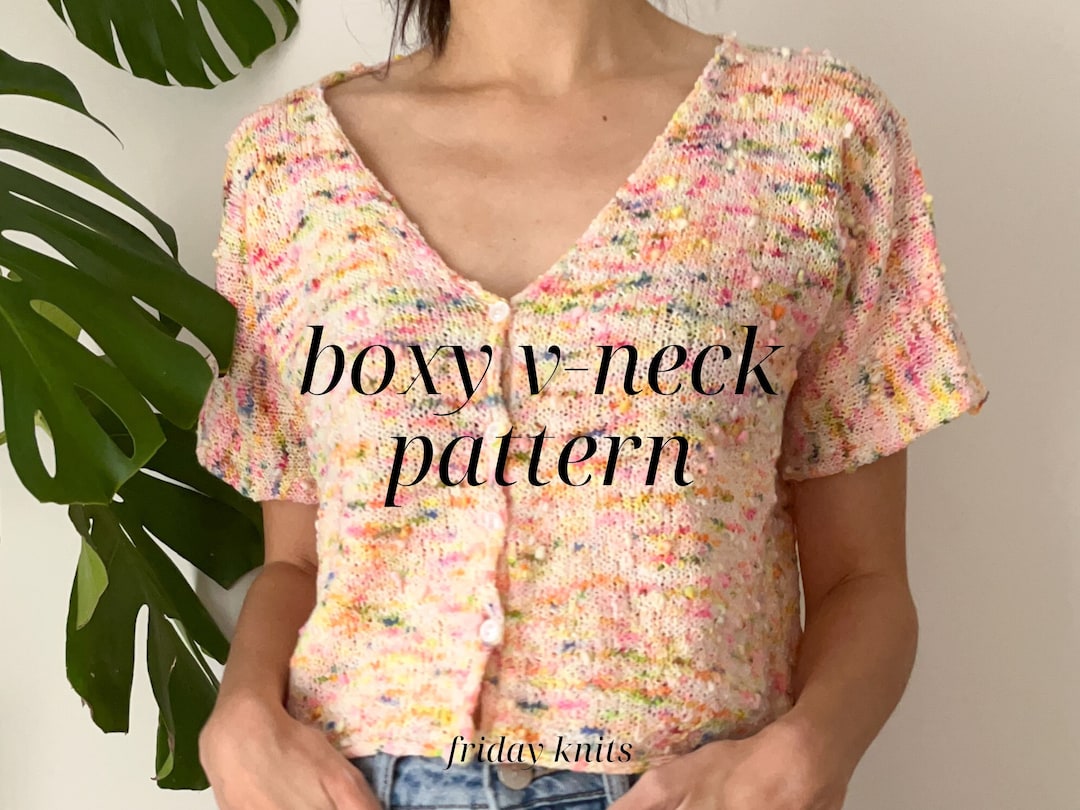 GYDA VネックグラインダーLOOSE ニット TOPS（オフホワイト
