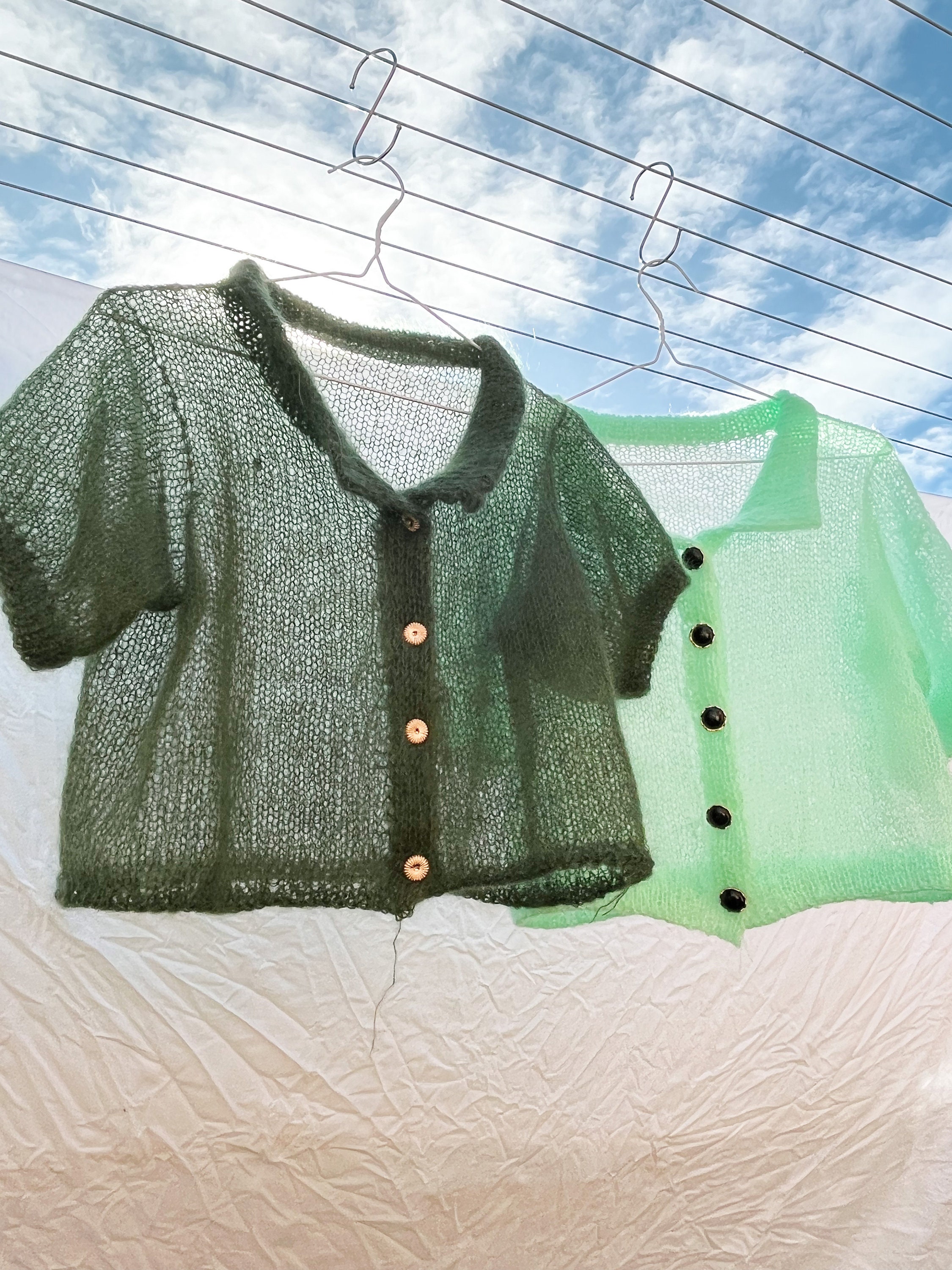 トップス KRIZIA mohair animal pattern cardigan KRIZIA mohair animal pattern cardigan