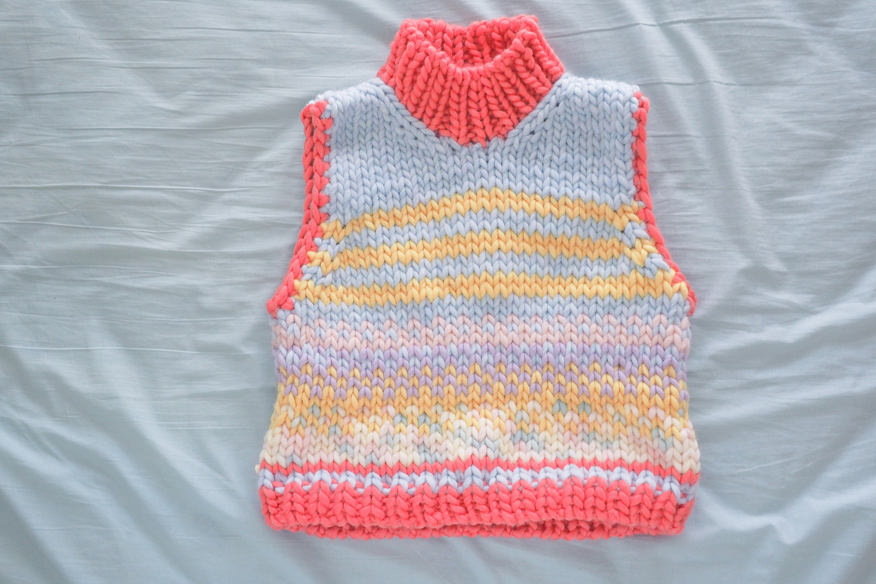 Friday Vest Chunky Knit Vest Pattern Knitting Top Down Friday Vest Chunky Knit Vest Pattern Knitting Top Down