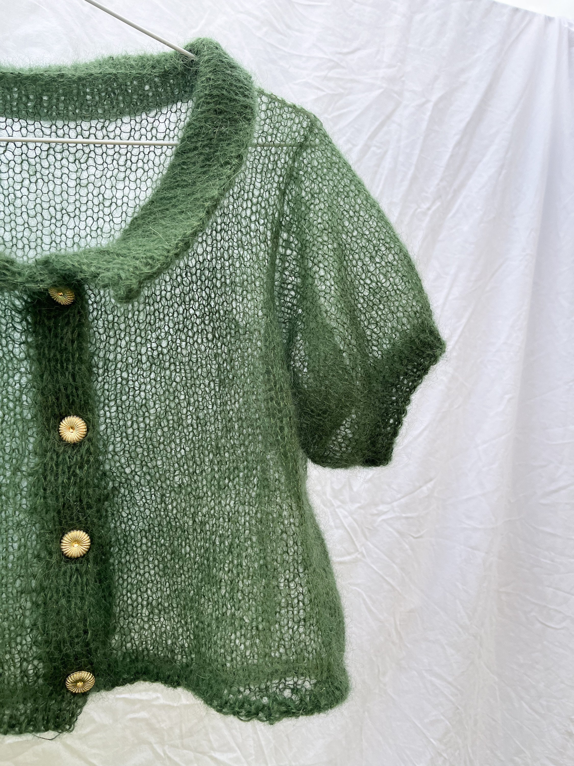 Boxy Cardigan Mohair Edition Knitted Pattern Cardigan Boxy Cardigan Mohair Edition Knitted Pattern Cardigan