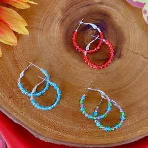 Simple Minimalist Hoop Earrings L77 Timeless Elegant Design Twisted Rope Chubby Huggie Hoop Earrings