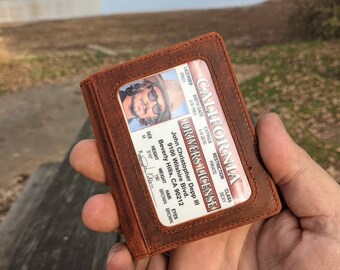slim wallet with id window