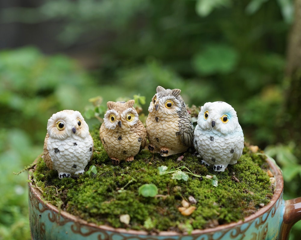 かわいいフクロウの置物 - Etsy 日本