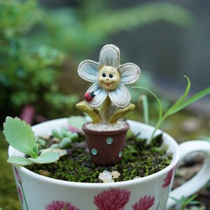 Miniatur-Harz Blumentopf Fairy Garden Figur (6,5 cm)